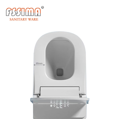 Wall Mounted Smart Toilet Self Cleaning Electric One Piece Bidet 41KG