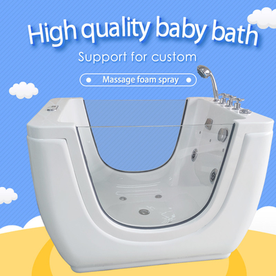 1100mm Hospital Spa Shop Kids Bathtub Acrylic Whirlpools Massage Hydrotherapy