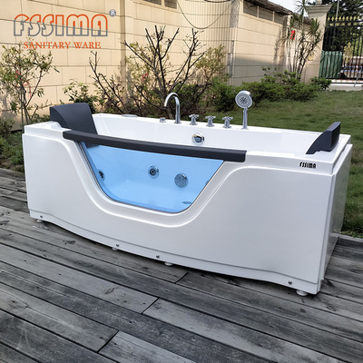 Jacuzzi 2 Person Spa Bathtub Hotel Outdoor Rectangle Acrylic 1700mm