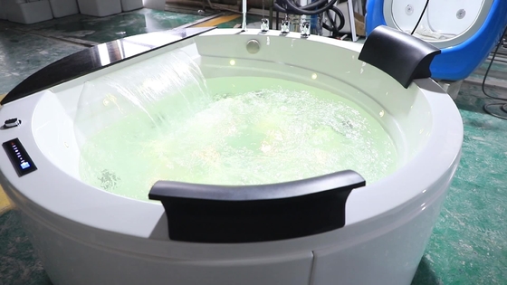 1700 X 800 1700 X 700 Whirlpool Spa Bathtub Therapy Jacuzzi Round Jetted Tub