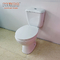 Ceramic Rimless Bathroom Sanitary Ware France Classical Style 2 Piece Toilet