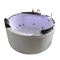 Hydrotherapy Round Jetted Bathtub Air Control 2 Person Under Ground 1.7m