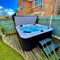 Square Shape Outdoor SPA Bathtub Air Jets Freestanding Easy Cleaning for 5 person